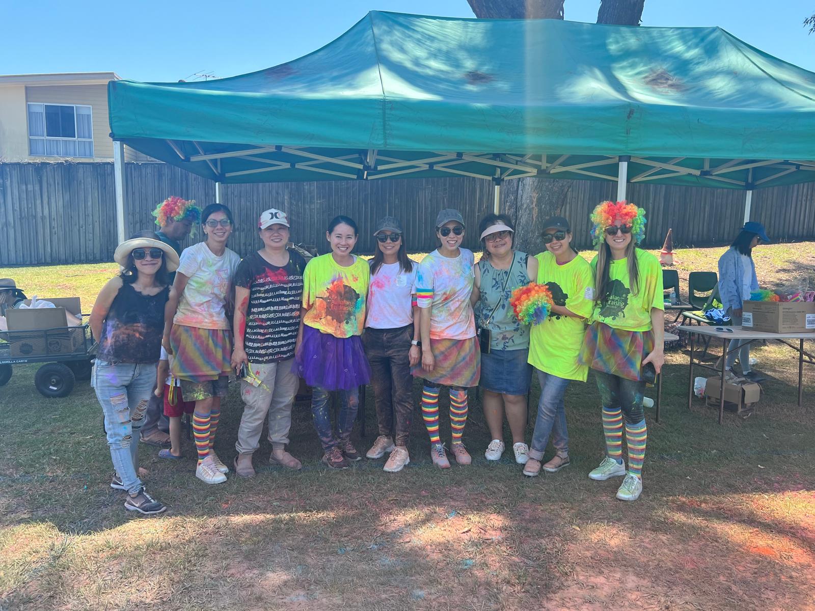 Colour Run volunteers